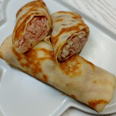 Блин ветчина-сыр 1