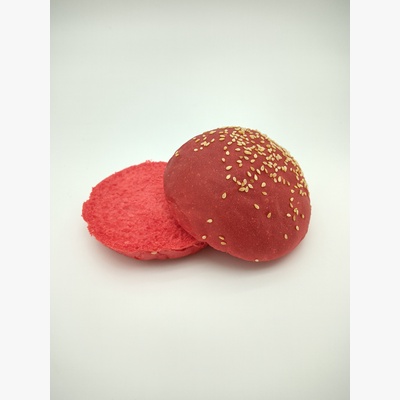 Булочка для бургера, гамбургера (красная) с кунжутом 3.jpg